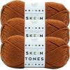 imageLion Brand Yarn Basic Stitch AntiPilling Yarn for Crocheting Knitting and Crafts Peachy 3 PackAdobe