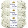 imageLion Brand Yarn Basic Stitch AntiPilling Yarn for Crocheting Knitting and Crafts Peachy 3 PackAlmond Tweed