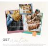 imageLion Brand Yarn Basic Stitch AntiPilling Yarn for Crocheting Knitting and Crafts Peachy 3 PackDeep Denim Heather