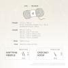 imageLion Brand Yarn Basic Stitch AntiPilling Yarn for Crocheting Knitting and Crafts Peachy 3 PackDeep Denim Heather