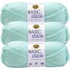 imageLion Brand Yarn Basic Stitch AntiPilling Yarn for Crocheting Knitting and Crafts Peachy 3 PackFrost