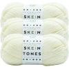 imageLion Brand Yarn Basic Stitch AntiPilling Yarn for Crocheting Knitting and Crafts Peachy 3 PackIvory