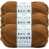 imageLion Brand Yarn Basic Stitch AntiPilling Yarn for Crocheting Knitting and Crafts Peachy 3 PackTruffle