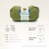 imageLion Brand Yarn Lightweight 247 Cotton Yarn for Knitting Crocheting and Crafts Creamsicle 3 PackBay Leaf