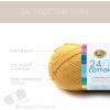 imageLion Brand Yarn Lightweight 247 Cotton Yarn for Knitting Crocheting and Crafts Creamsicle 3 PackCool Grey