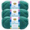 imageLion Brand Yarn Lightweight 247 Cotton Yarn for Knitting Crocheting and Crafts Creamsicle 3 PackJade