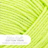 imageLion Brand Yarn Lightweight 247 Cotton Yarn for Knitting Crocheting and Crafts Creamsicle 3 PackLime