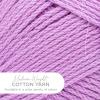 imageLion Brand Yarn Lightweight 247 Cotton Yarn for Knitting Crocheting and Crafts Creamsicle 3 PackOrchid