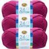 imageLion Brand Yarn Lightweight 247 Cotton Yarn for Knitting Crocheting and Crafts Creamsicle 3 PackRose