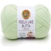 imageLion Brand Yarn Feels Like Butta Yarn VelvetySoft Yarn for Crocheting and Knitting 3 Pack Rainy DayMint