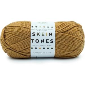 imageLion Brand Yarn Basic Stitch AntiPilling Yarn for Crocheting Knitting and Crafts Peachy 3 PackCedarwood