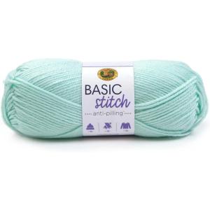 imageLion Brand Yarn Basic Stitch AntiPilling Yarn for Crocheting Knitting and Crafts Peachy 3 PackFrost