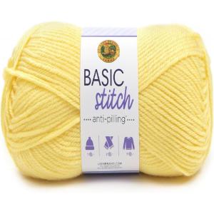 imageLion Brand Yarn Basic Stitch AntiPilling Yarn for Crocheting Knitting and Crafts Peachy 3 PackLemonade