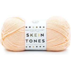 imageLion Brand Yarn Basic Stitch AntiPilling Yarn for Crocheting Knitting and Crafts Peachy 3 PackPeachy