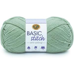 imageLion Brand Yarn Basic Stitch AntiPilling Yarn for Crocheting Knitting and Crafts Peachy 3 PackSage