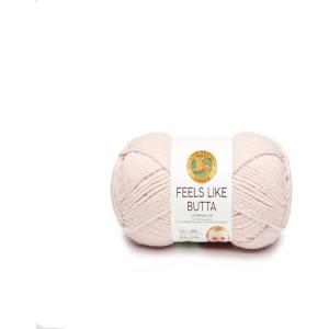 imageLion Brand Yarn Feels Like Butta Yarn VelvetySoft Yarn for Crocheting and Knitting 3 Pack Rainy DayPink