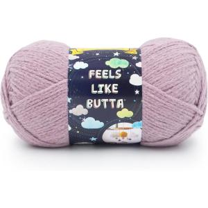 imageLion Brand Yarn Feels Like Butta Yarn VelvetySoft Yarn for Crocheting and Knitting 3 Pack Rainy DayQuail