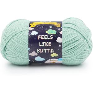 imageLion Brand Yarn Feels Like Butta Yarn VelvetySoft Yarn for Crocheting and Knitting 3 Pack Rainy DaySeafoam