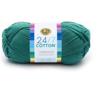imageLion Brand Yarn Lightweight 247 Cotton Yarn for Knitting Crocheting and Crafts Creamsicle 3 PackJade