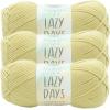 imageLion Brand Lazy Days Beginner Yarn for Knitting Crocheting and Crafts Surf Spray 3 PackLichen