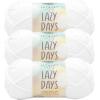imageLion Brand Lazy Days Beginner Yarn for Knitting Crocheting and Crafts Surf Spray 3 PackMarshmallow
