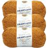 imageLion Brand Yarn Heartland Yarn WorstedWeight Yarn for Knitting Crocheting and Crafting 3 Pack Petrified ForestBryce Canyon