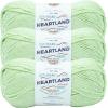 imageLion Brand Yarn Heartland Yarn WorstedWeight Yarn for Knitting Crocheting and Crafting 3 Pack Petrified ForestChannel Islands