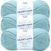 imageLion Brand Yarn Heartland Yarn WorstedWeight Yarn for Knitting Crocheting and Crafting 3 Pack Petrified ForestCongaree