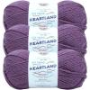 imageLion Brand Yarn Heartland Yarn WorstedWeight Yarn for Knitting Crocheting and Crafting 3 Pack Petrified ForestKobuk Valley
