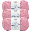 imageLion Brand Yarn Heartland Yarn WorstedWeight Yarn for Knitting Crocheting and Crafting 3 Pack Petrified ForestLassen Volcanic
