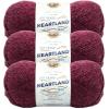 imageLion Brand Yarn Heartland Yarn WorstedWeight Yarn for Knitting Crocheting and Crafting 3 Pack Petrified ForestMulticolor
