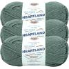imageLion Brand Yarn Heartland Yarn WorstedWeight Yarn for Knitting Crocheting and Crafting 3 Pack Petrified ForestPetrified Forest