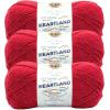 imageLion Brand Yarn Heartland Yarn WorstedWeight Yarn for Knitting Crocheting and Crafting 3 Pack Petrified ForestRedwood