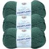 imageLion Brand Yarn Heartland Yarn WorstedWeight Yarn for Knitting Crocheting and Crafting 3 Pack Petrified ForestRocky Mountains