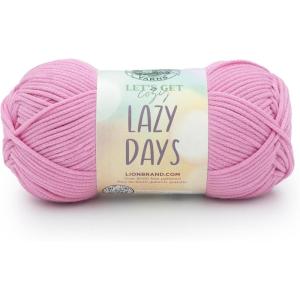 imageLion Brand Lazy Days Beginner Yarn for Knitting Crocheting and Crafts Surf Spray 3 PackBubblegum