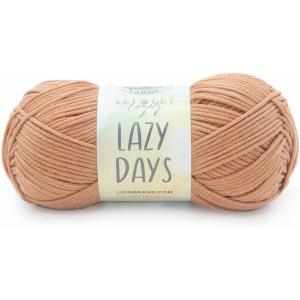 imageLion Brand Lazy Days Beginner Yarn for Knitting Crocheting and Crafts Surf Spray 3 PackClay
