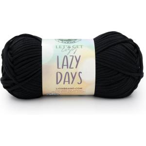 imageLion Brand Lazy Days Beginner Yarn for Knitting Crocheting and Crafts Surf Spray 3 PackLicorice