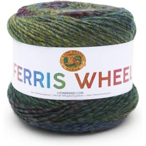 imageLion Brand Yarn Ferris Wheel Yarn Roving Multicolor Yarn for Knitting Crocheting and Crafts 3 Pack Wild VioletsImaginary Garde