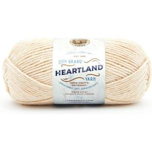 imageLion Brand Yarn Heartland Yarn WorstedWeight Yarn for Knitting Crocheting and Crafting 3 Pack Petrified ForestAcadia