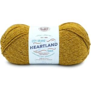 imageLion Brand Yarn Heartland Yarn WorstedWeight Yarn for Knitting Crocheting and Crafting 3 Pack Petrified ForestCanyonlands