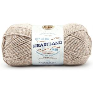 imageLion Brand Yarn Heartland Yarn WorstedWeight Yarn for Knitting Crocheting and Crafting 3 Pack Petrified ForestGrand Canyon
