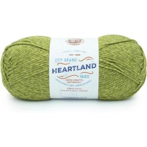 imageLion Brand Yarn Heartland Yarn WorstedWeight Yarn for Knitting Crocheting and Crafting 3 Pack Petrified ForestHaleakala