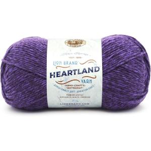 imageLion Brand Yarn Heartland Yarn WorstedWeight Yarn for Knitting Crocheting and Crafting 3 Pack Petrified ForestHot Springs