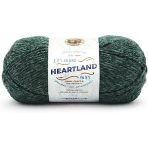 imageLion Brand Yarn Heartland Yarn WorstedWeight Yarn for Knitting Crocheting and Crafting 3 Pack Petrified ForestKings Canyon