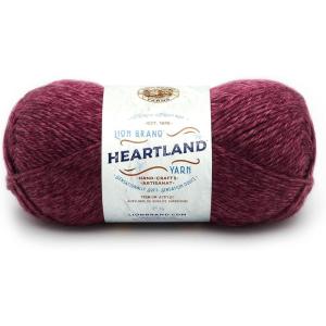 imageLion Brand Yarn Heartland Yarn WorstedWeight Yarn for Knitting Crocheting and Crafting 3 Pack Petrified ForestMulticolor