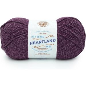 imageLion Brand Yarn Heartland Yarn WorstedWeight Yarn for Knitting Crocheting and Crafting 3 Pack Petrified ForestNew River Gorge