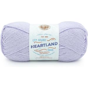 imageLion Brand Yarn Heartland Yarn WorstedWeight Yarn for Knitting Crocheting and Crafting 3 Pack Petrified ForestNorth Cascades