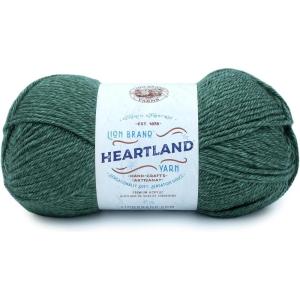 imageLion Brand Yarn Heartland Yarn WorstedWeight Yarn for Knitting Crocheting and Crafting 3 Pack Petrified ForestRocky Mountains