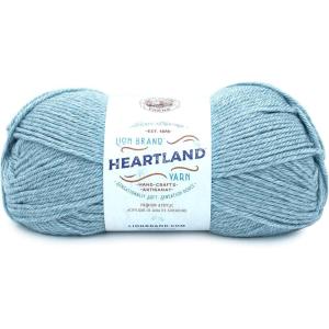 imageLion Brand Yarn Heartland Yarn WorstedWeight Yarn for Knitting Crocheting and Crafting 3 Pack Petrified ForestVoyageurs