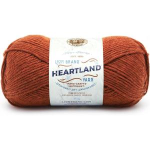 imageLion Brand Yarn Heartland Yarn WorstedWeight Yarn for Knitting Crocheting and Crafting 3 Pack Petrified ForestYosemite